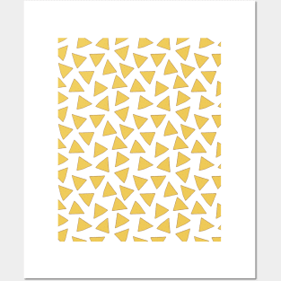 NACHO FOOD PATTERN Posters and Art